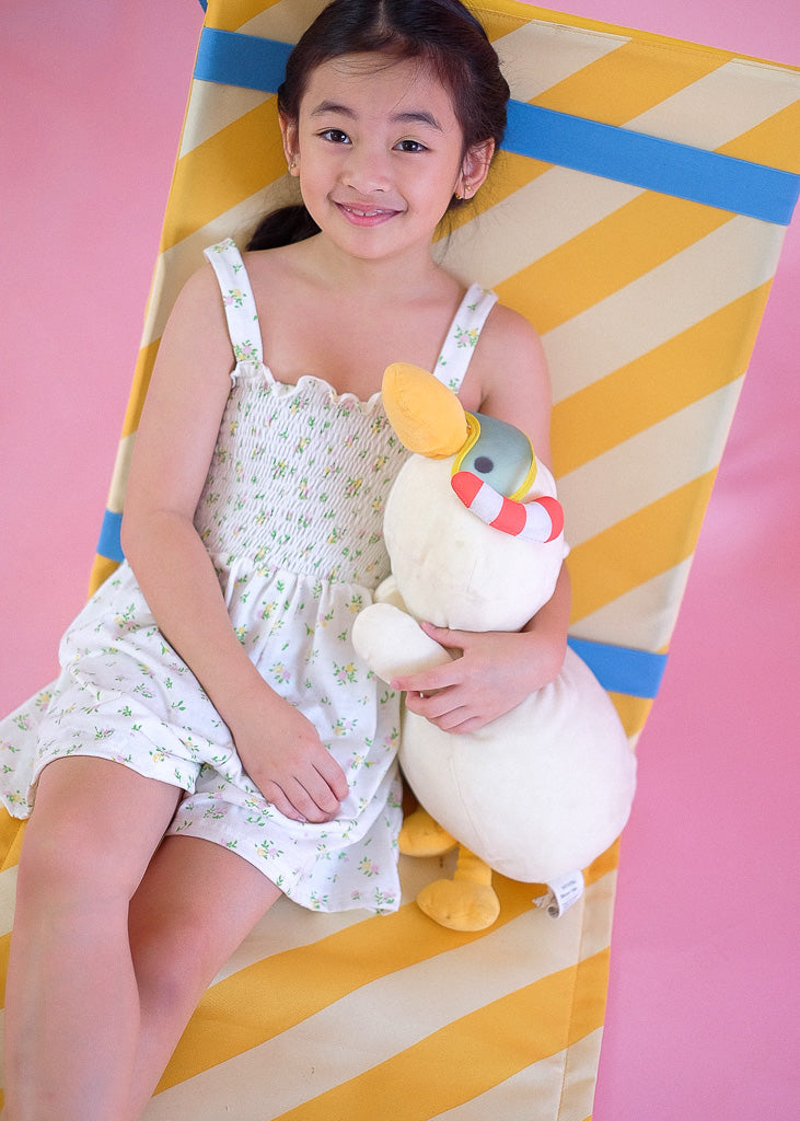 Sunkissed Whimsy Jumpshort - white floral