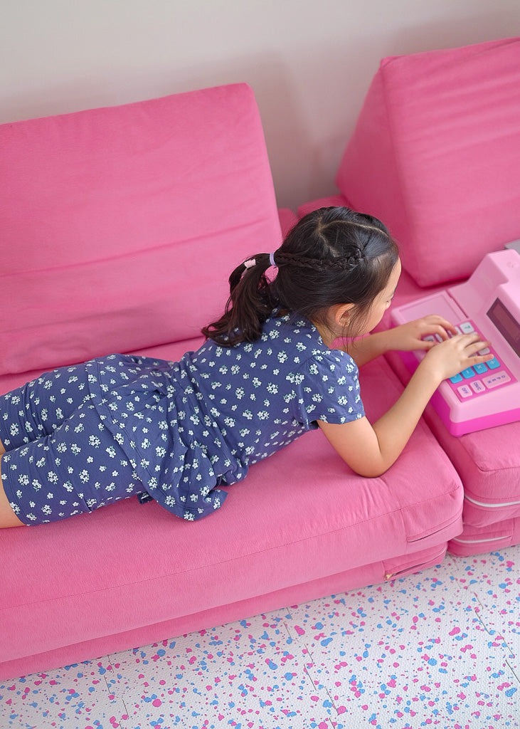 Daisy Days Set - navy blue floral