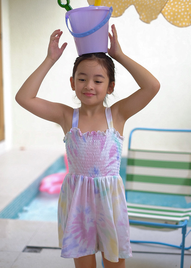 Sunkissed Whimsy Jumpshort - tie dye