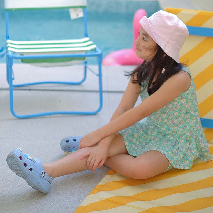 Playful Rays Set - sea green floral