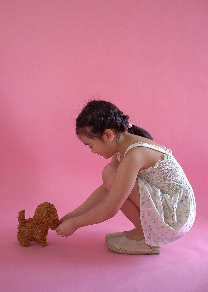 Sunkissed Whimsy Jumpshort - white floral