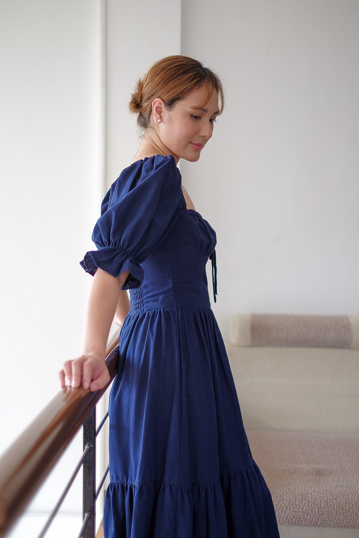 The Sofia midi dress - Navy blue