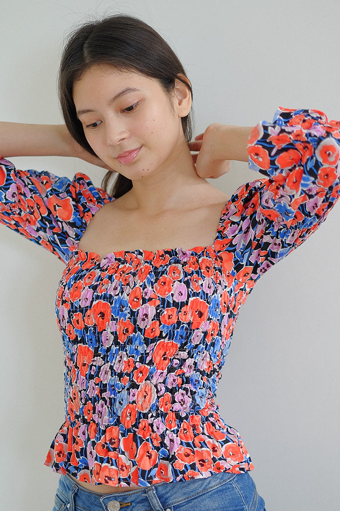 Frida Top - Classy floral print