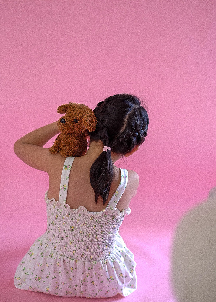 Sunkissed Whimsy Jumpshort - white floral