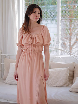 The Sherbrooke Midi Dress - Fawn