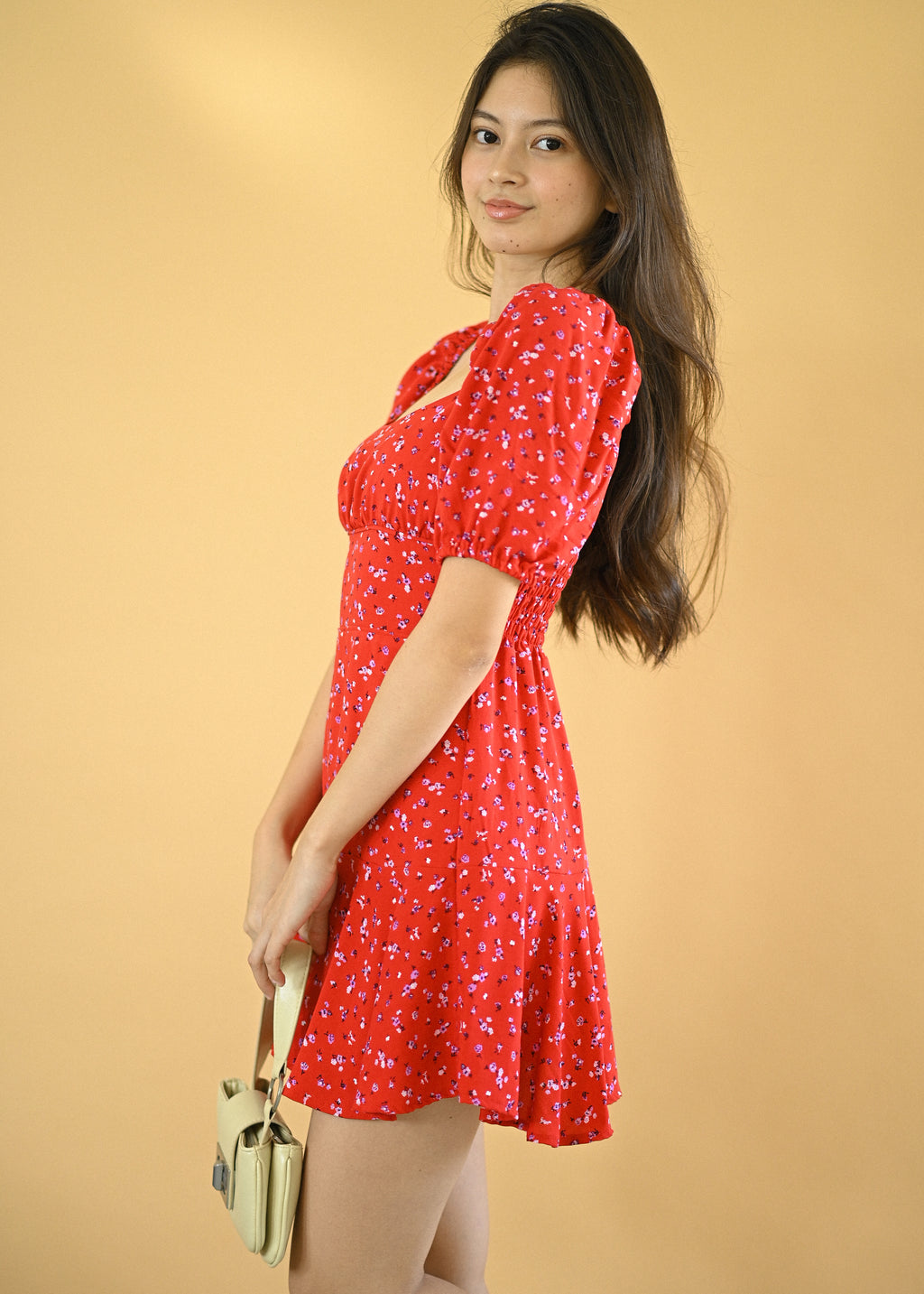 Madox Mini dress - Red floral