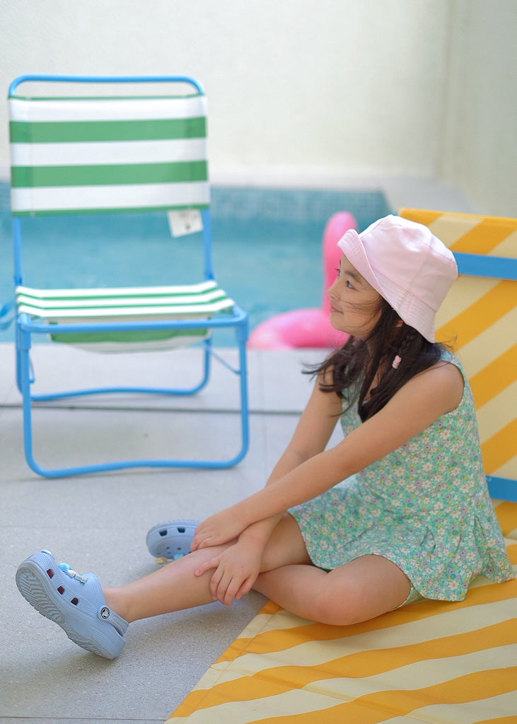 Playful Rays Set - sea green floral