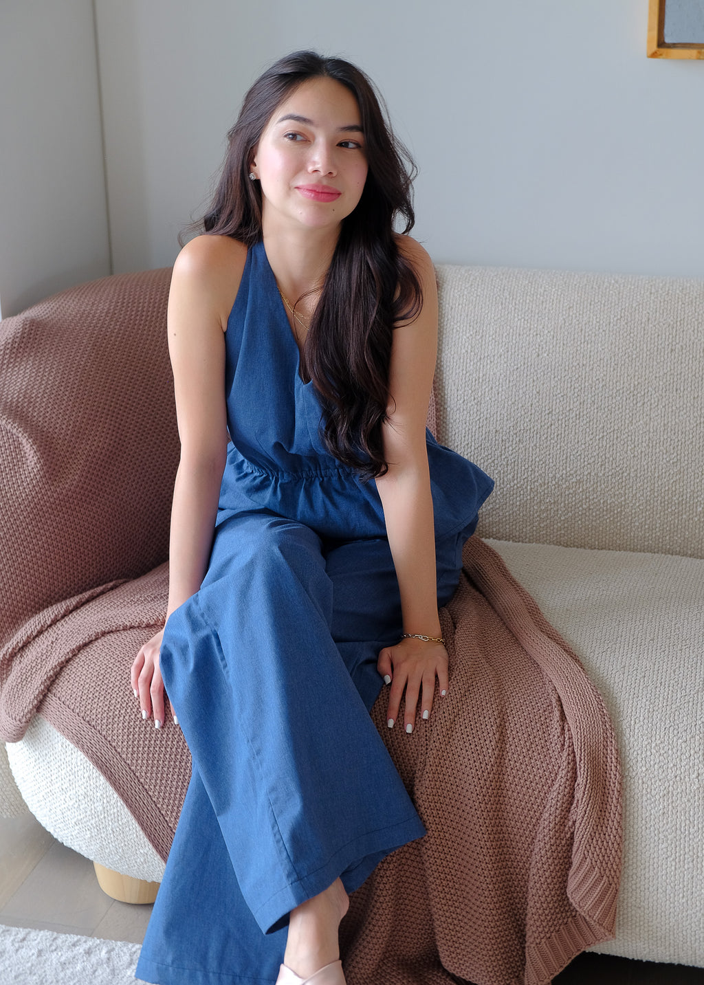 The Trista coord - Denim soft linen