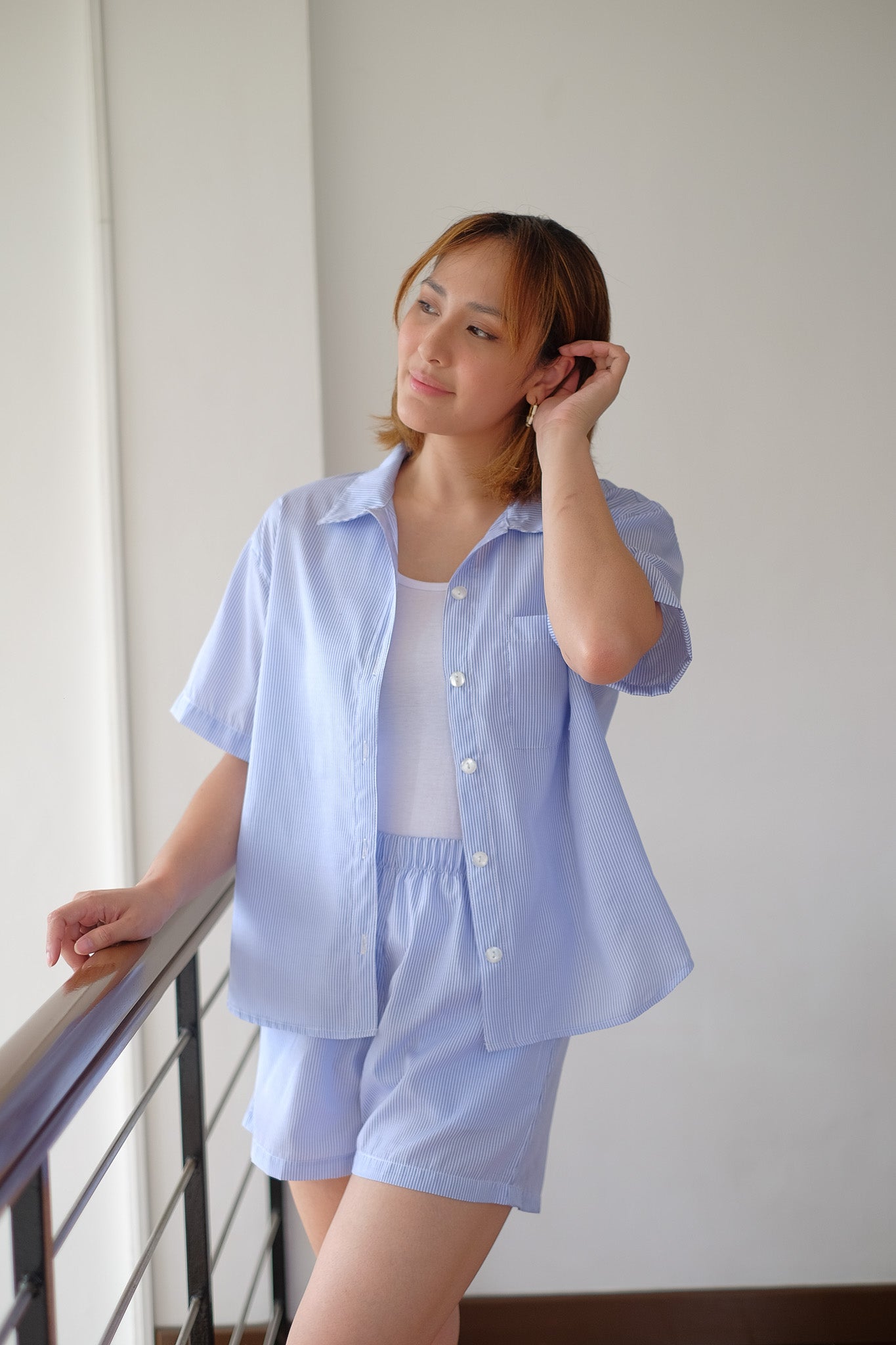 Freya Coords - Classic blue stripes