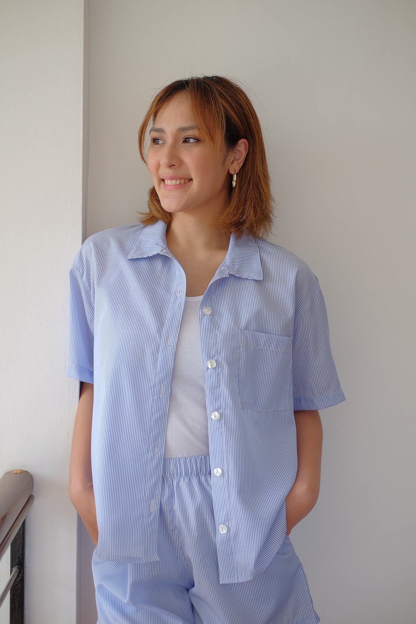 Freya Coords - Classic blue stripes