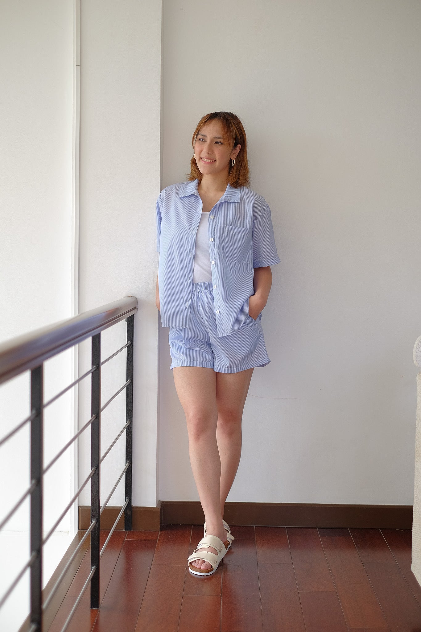 Freya Coords - Classic blue stripes