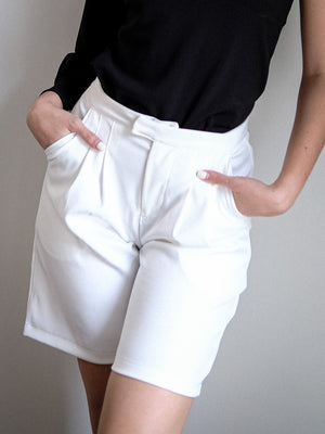 Bonnie Bermuda Shorts - white