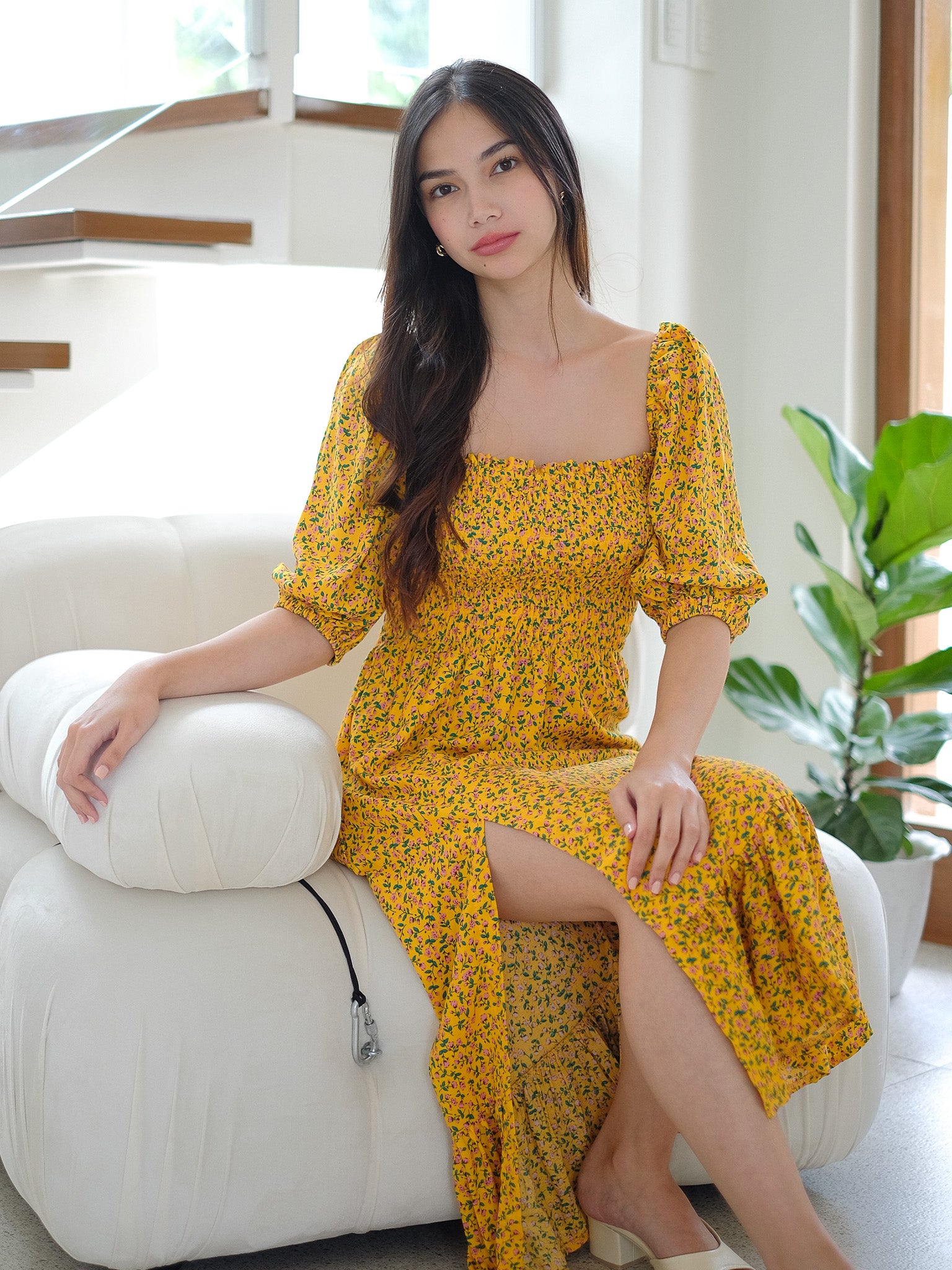 Vanessa midi dress - Amber