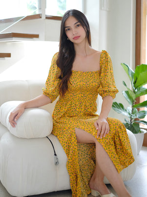Vanessa midi dress - Amber
