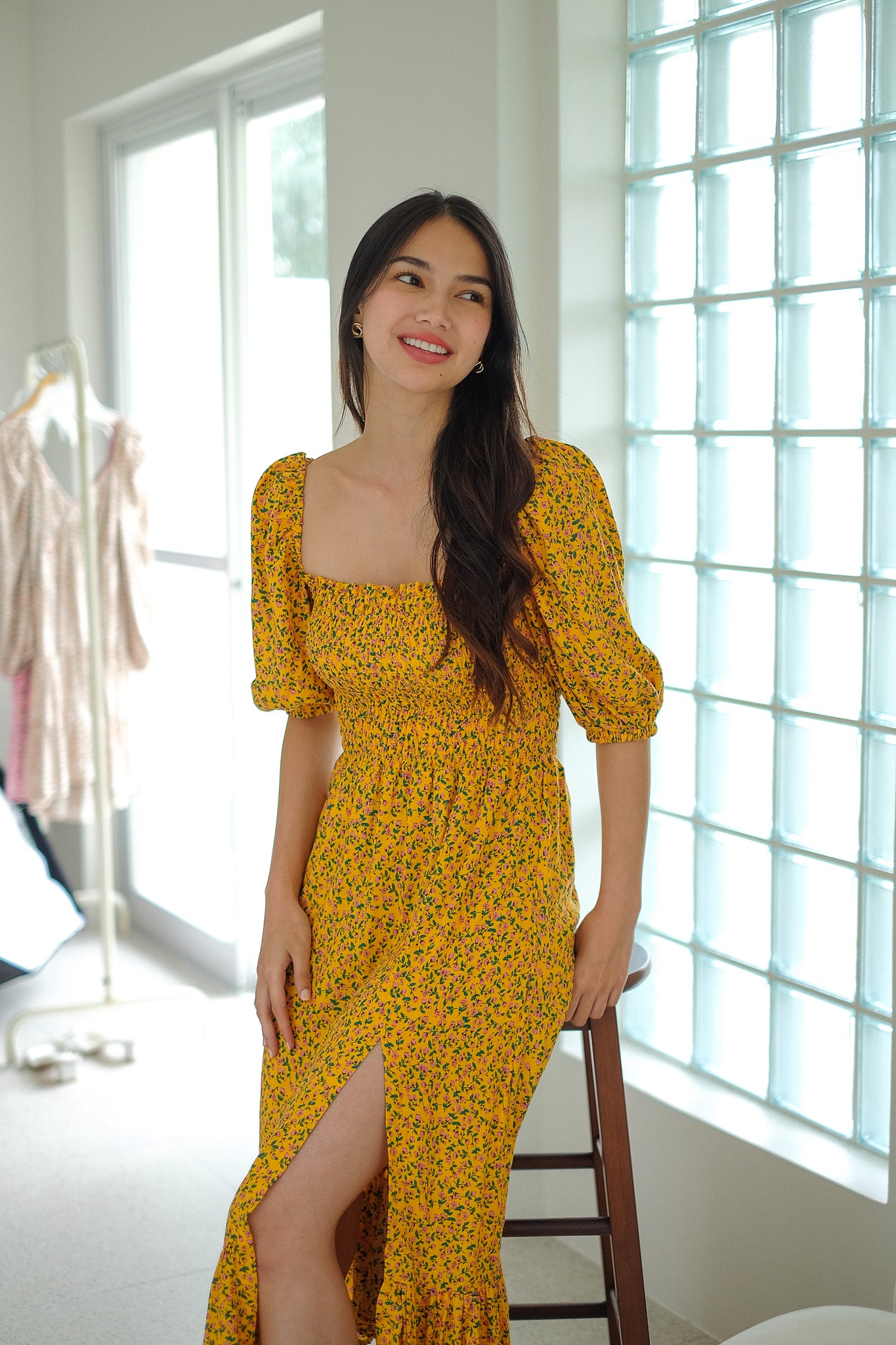 Vanessa midi dress - Amber
