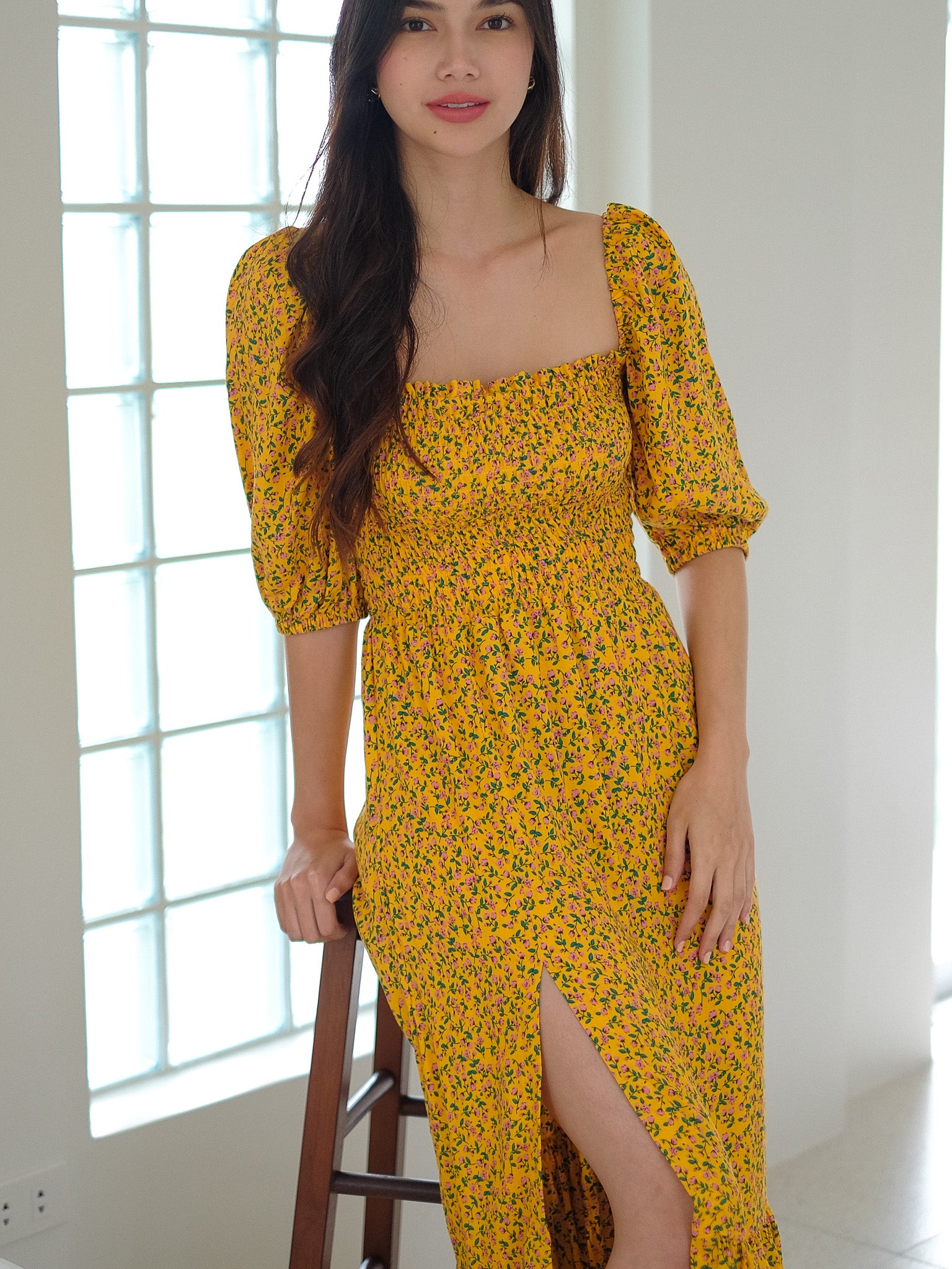 Vanessa midi dress - Amber