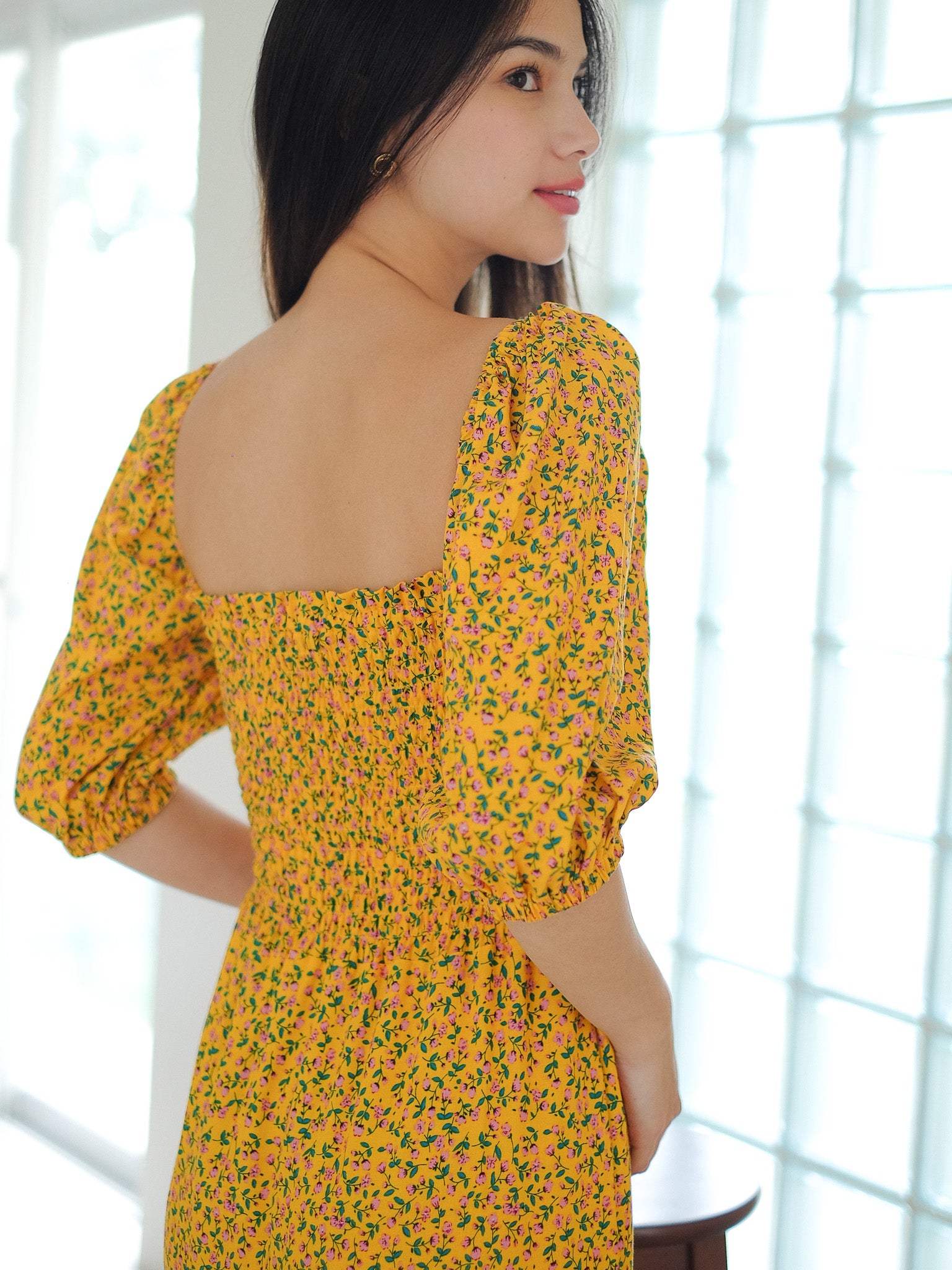 Vanessa midi dress - Amber