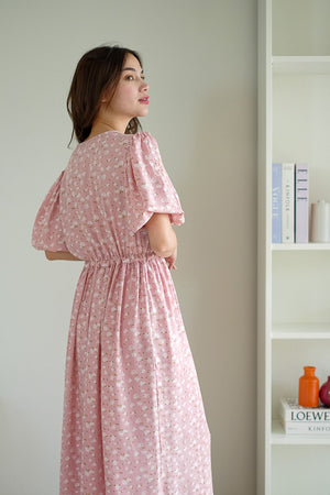Dulce Midi Dress - Cameo pink