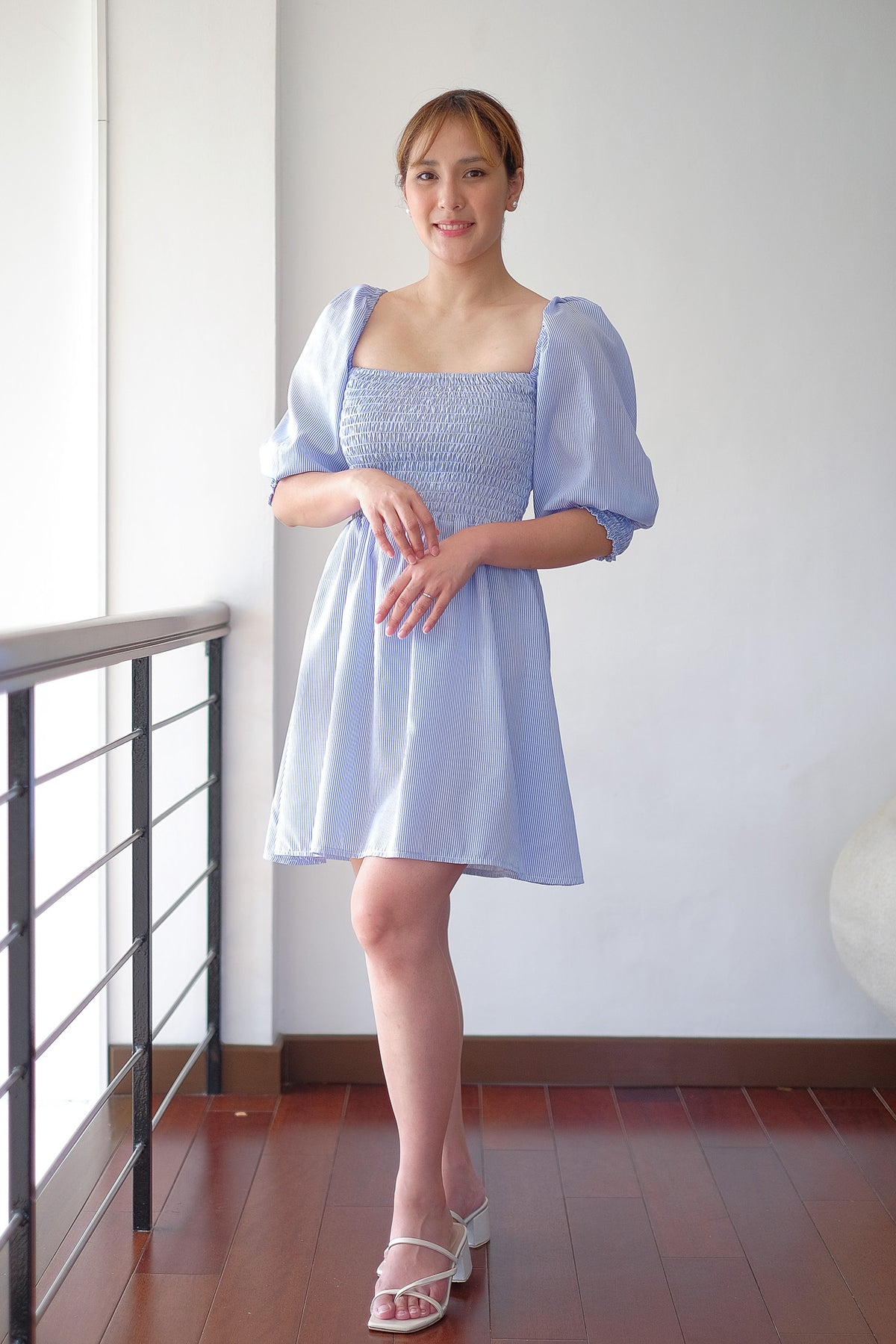The Florence Mini - Classic blue stripes
