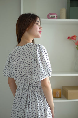 Dulce Midi Dress - Blue borage
