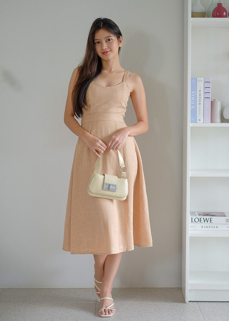Beck Midi Dress - Desert mist