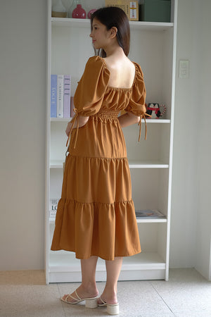 Noreen Maxi dress - Brown