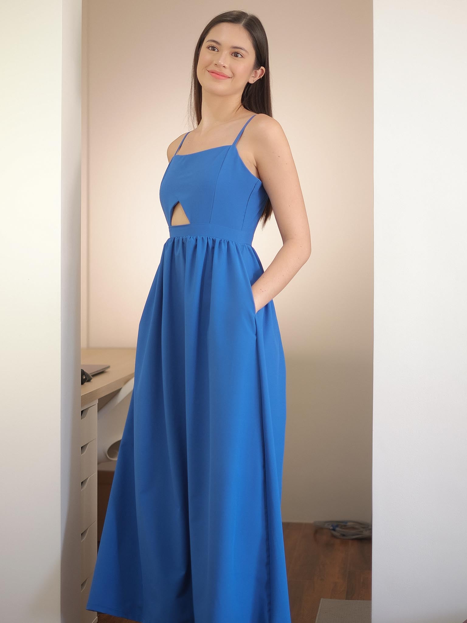 Bailey Maxi Dress - blue