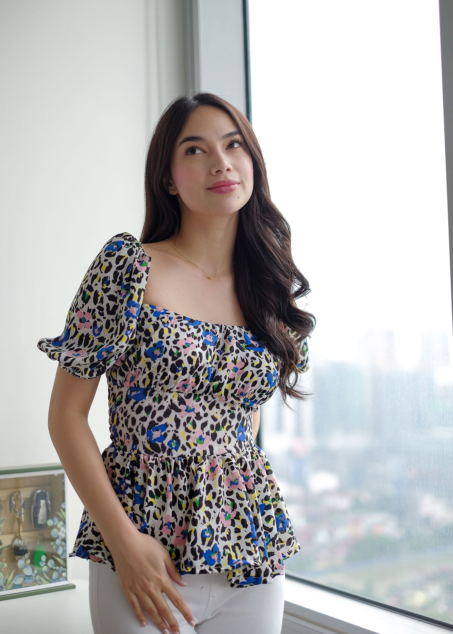 The Rachel Top - abstract animal inspired