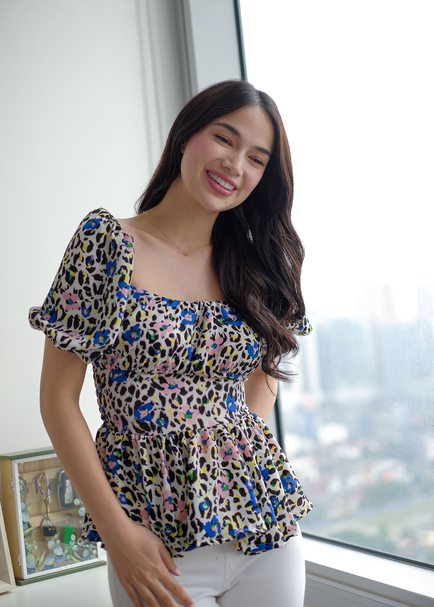 The Rachel Top - abstract animal inspired