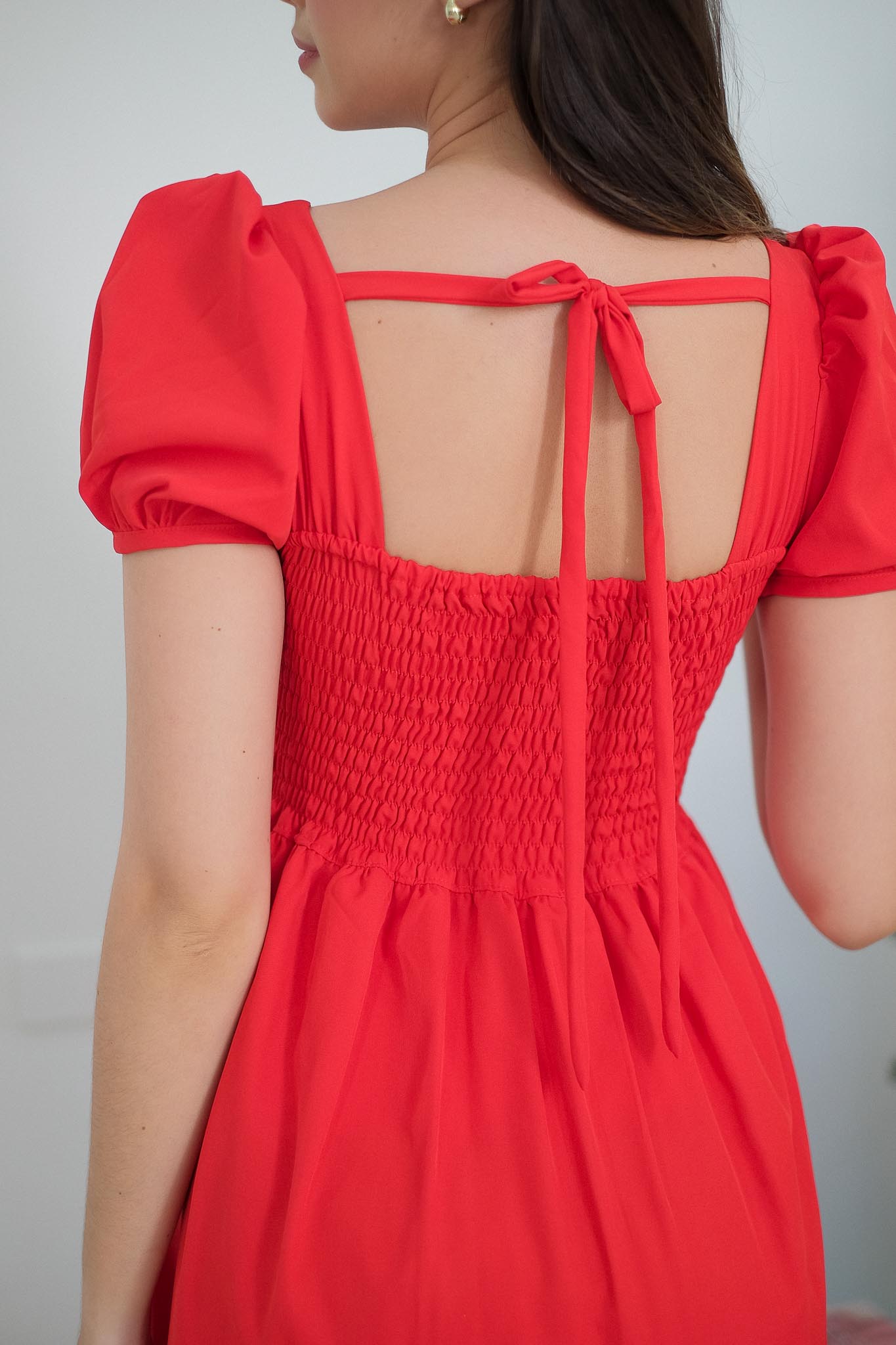 Georgina mini dress - red