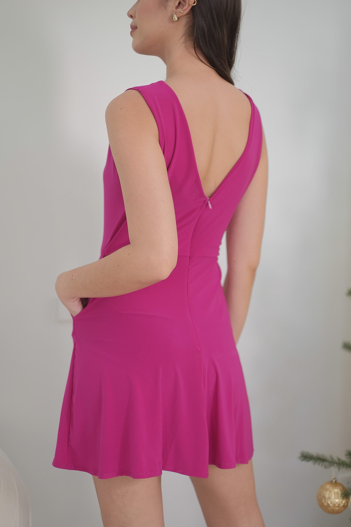Phoebe Mini Dress - magenta