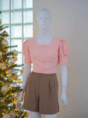 The Madeline top - peach