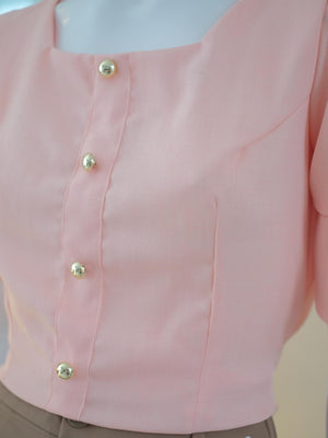 The Madeline top - peach