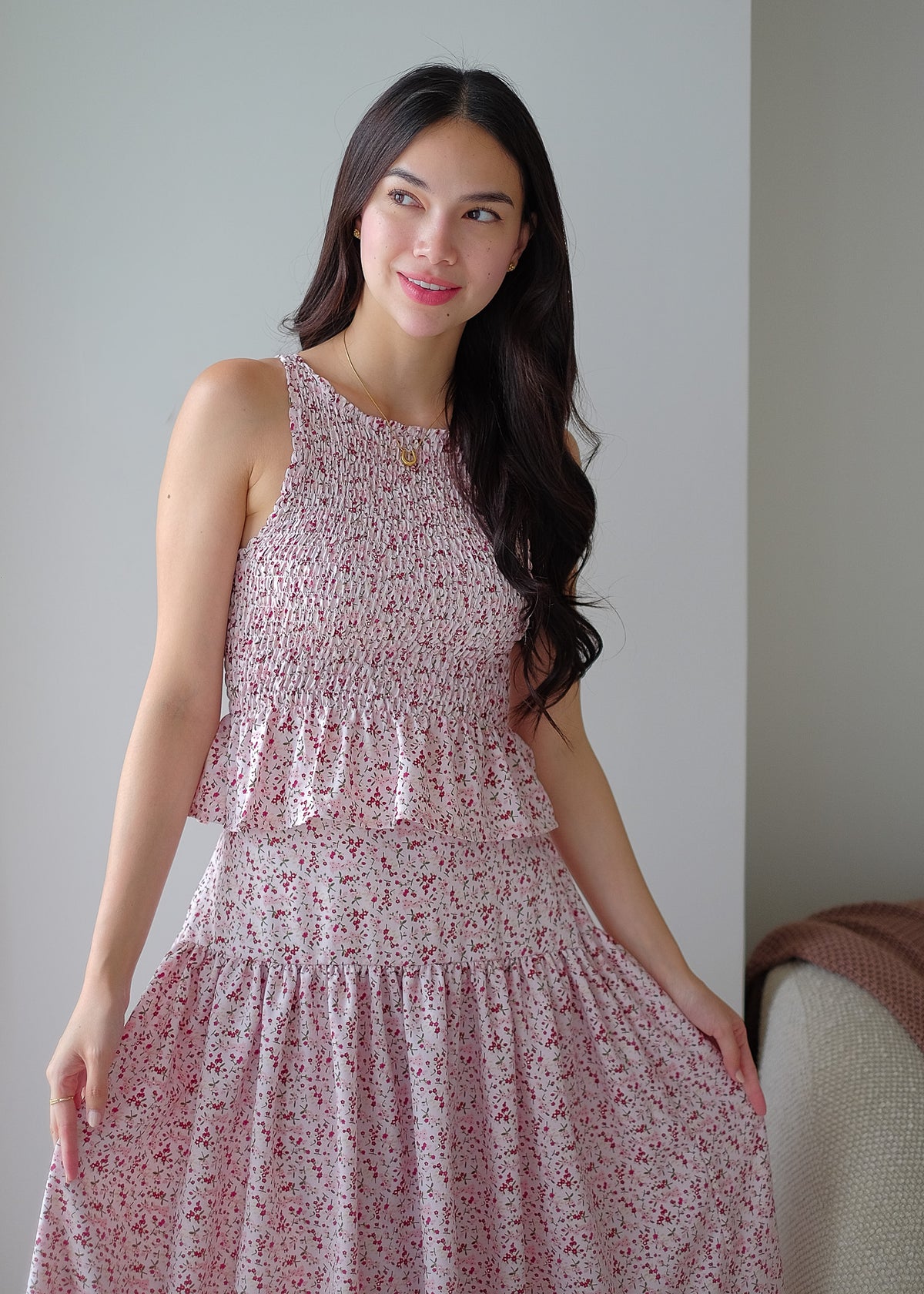 Amara Co-ord - Red Floral