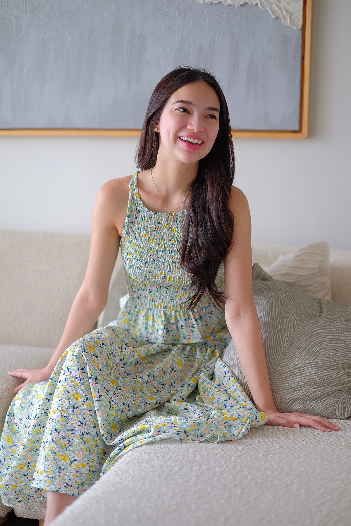 Amara Co-ord - Tifany blue floral