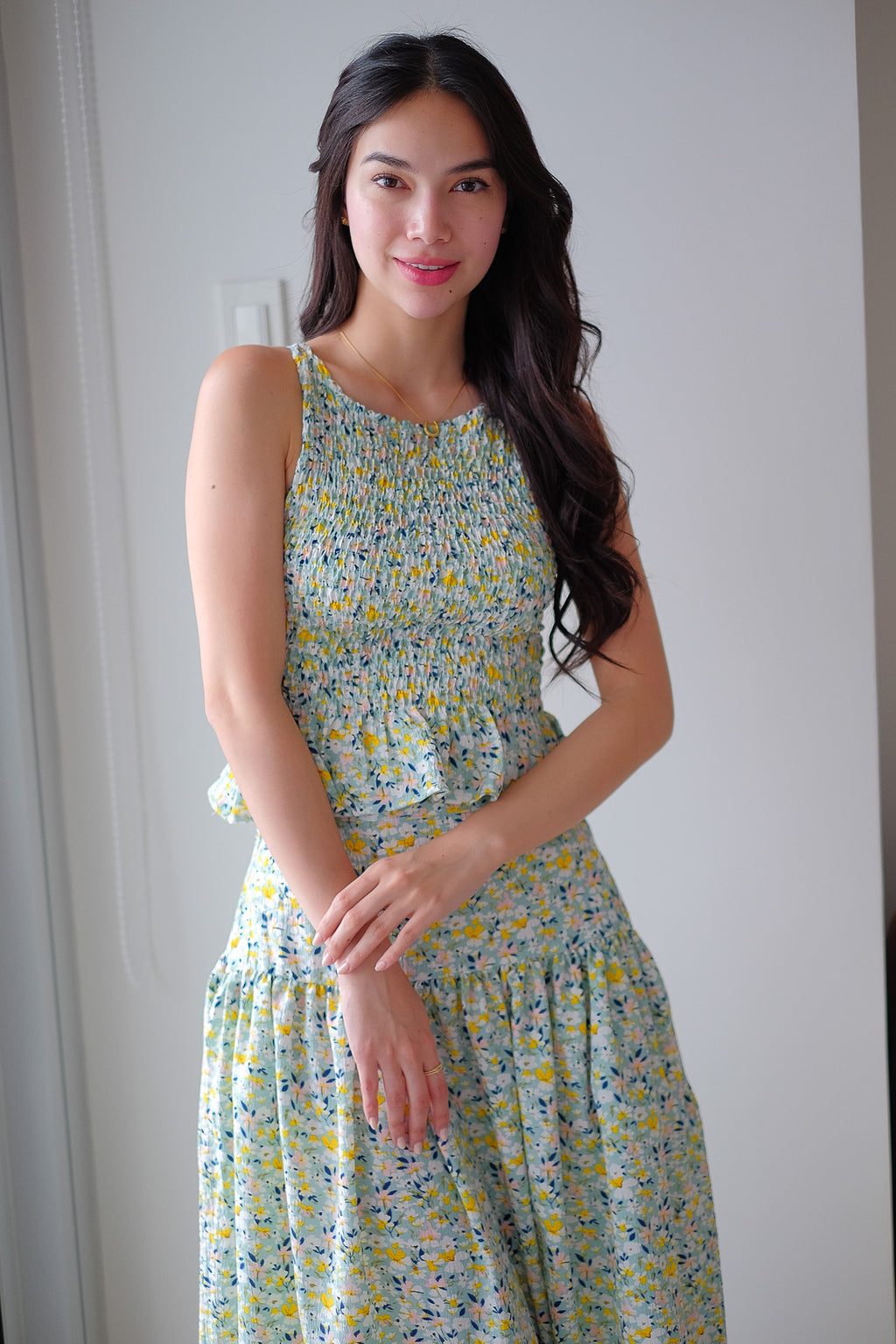 Amara Co-ord - Tifany blue floral