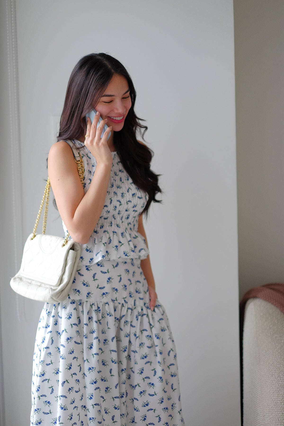 Amara Co-ord - White floral