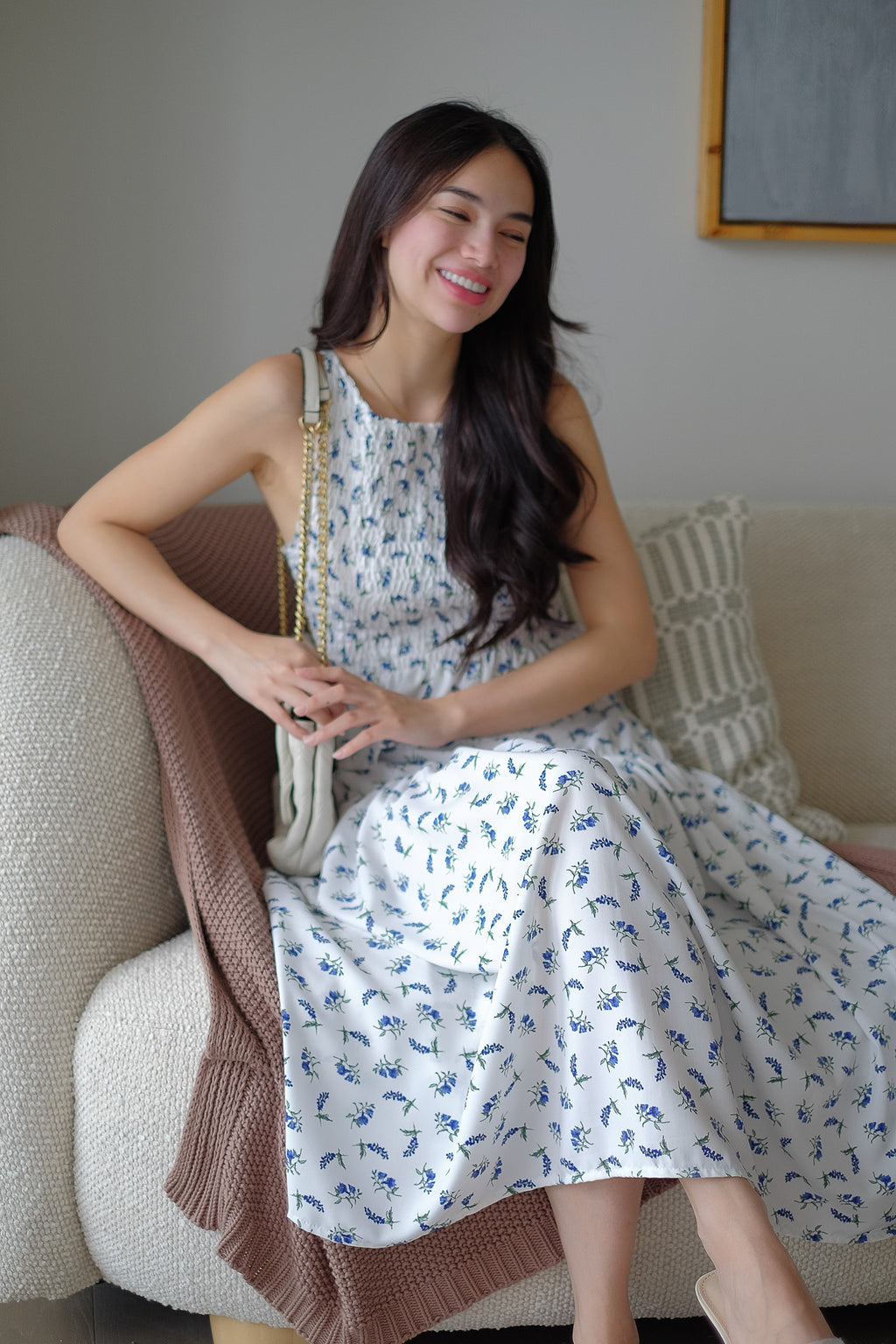 Amara Co-ord - White floral