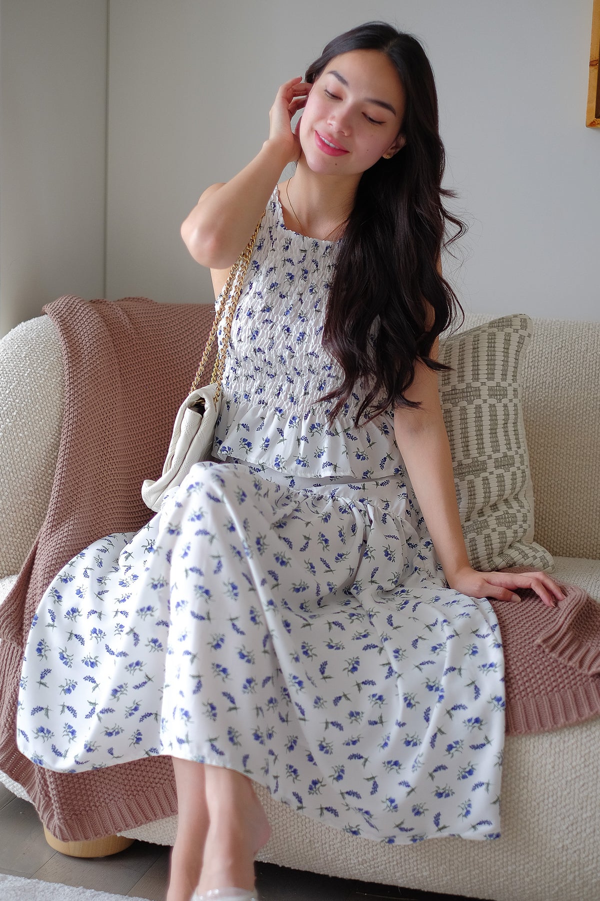 Amara Co-ord - White floral