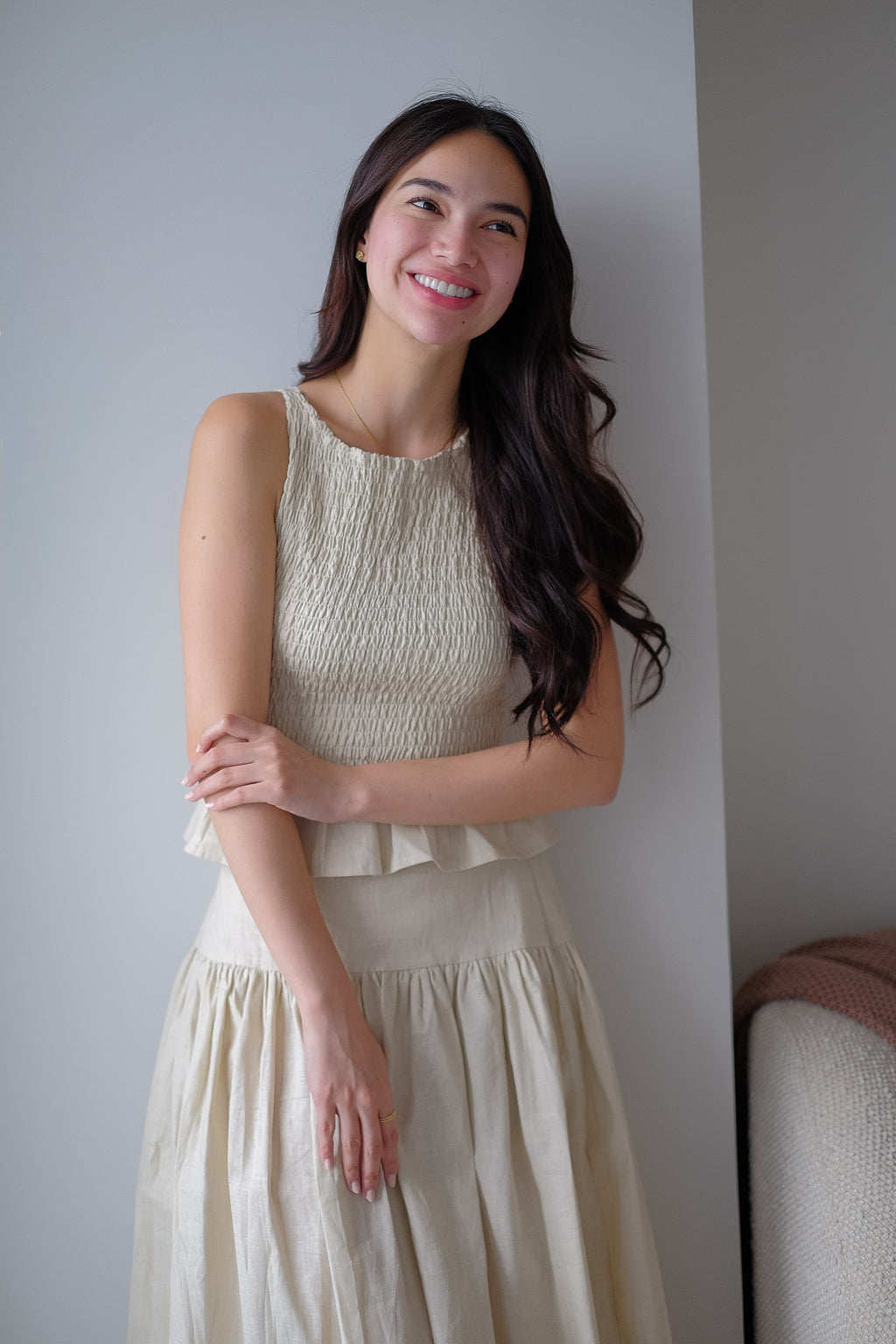 Amara Co-ord - Natural linen