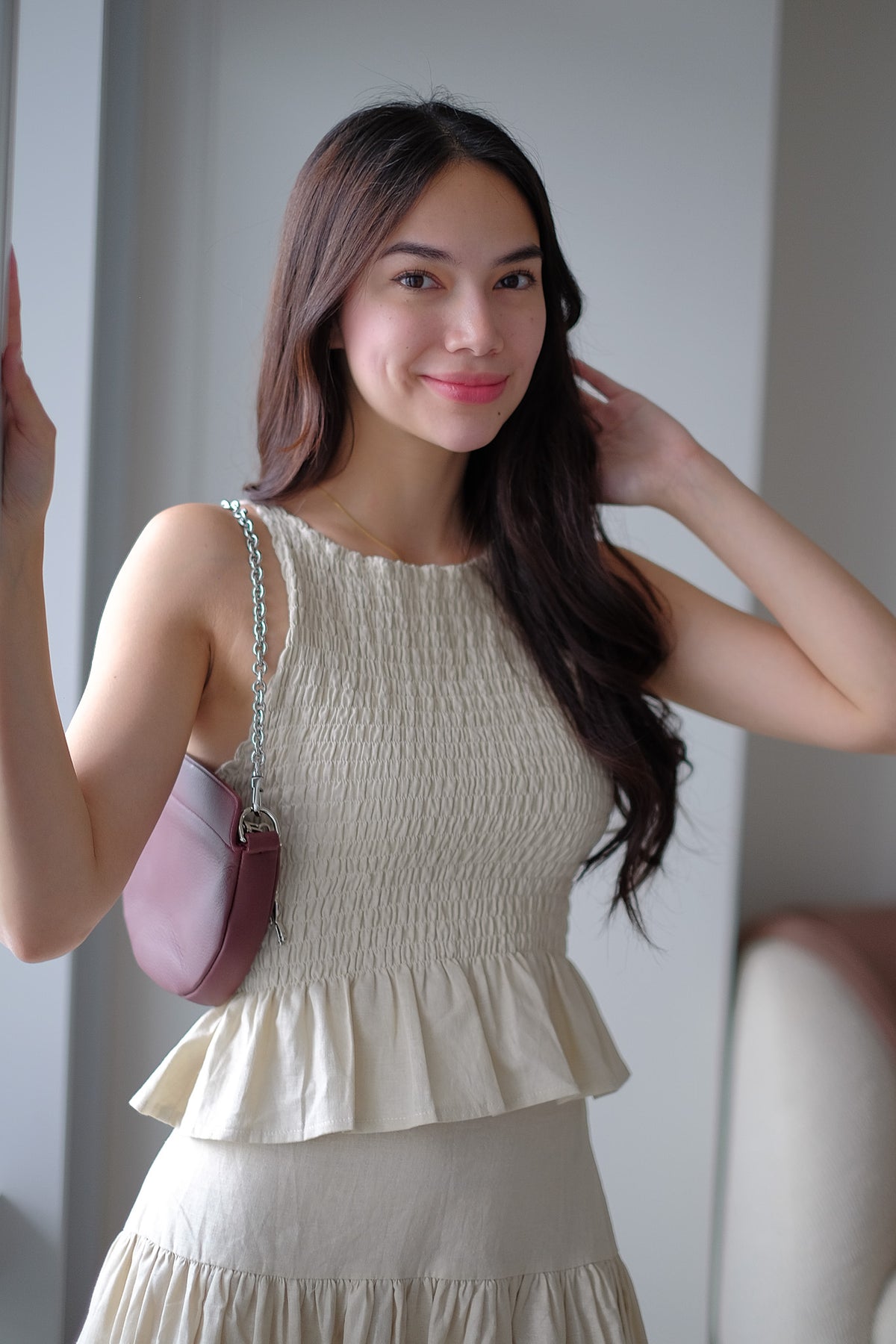 Amara Co-ord - Natural linen