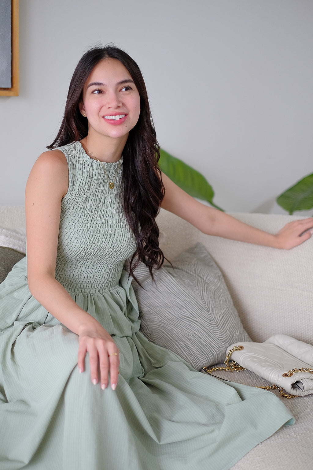 Cosette Coord - Tea green