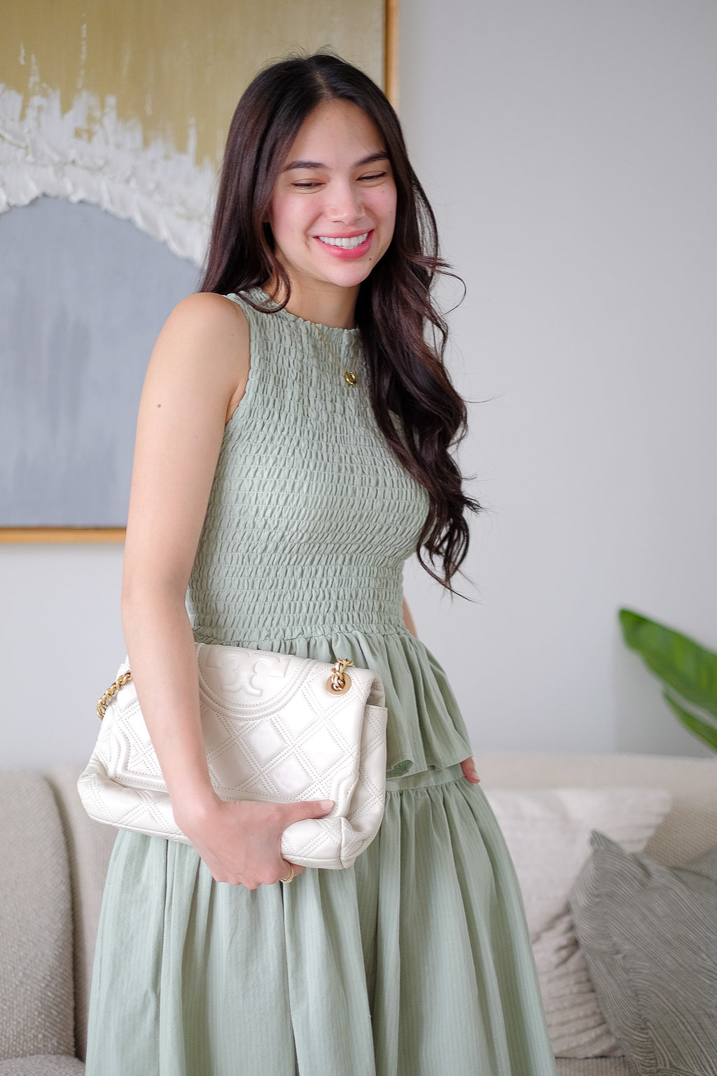 Cosette Coord - Tea green