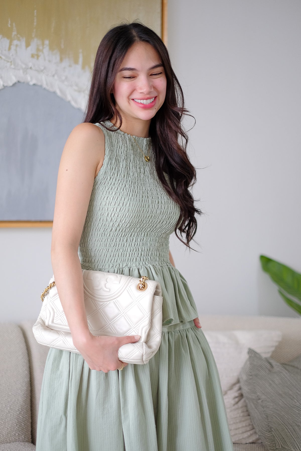 Cosette Coord - Tea green