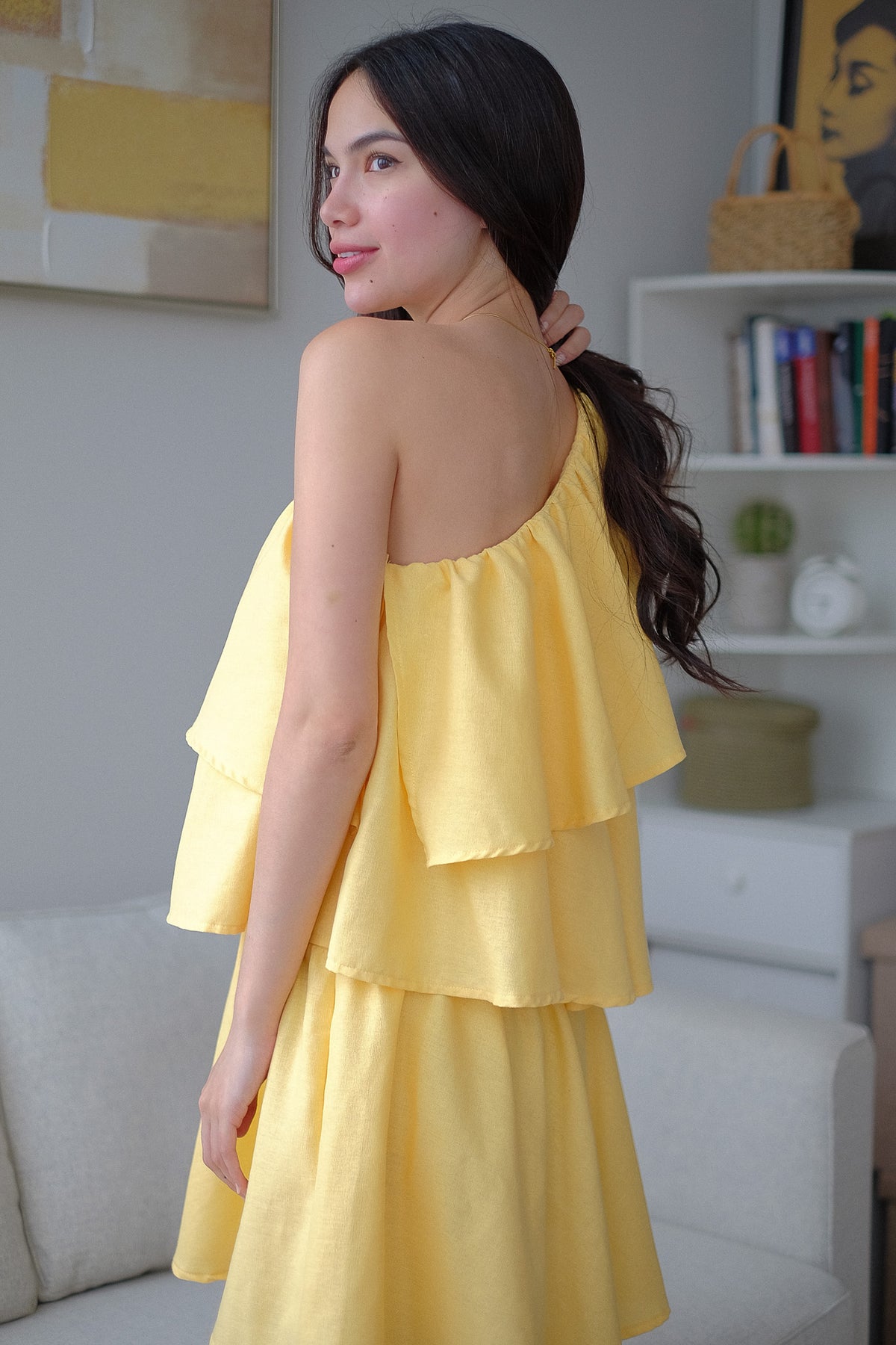 The Sandy mini dress - yellow