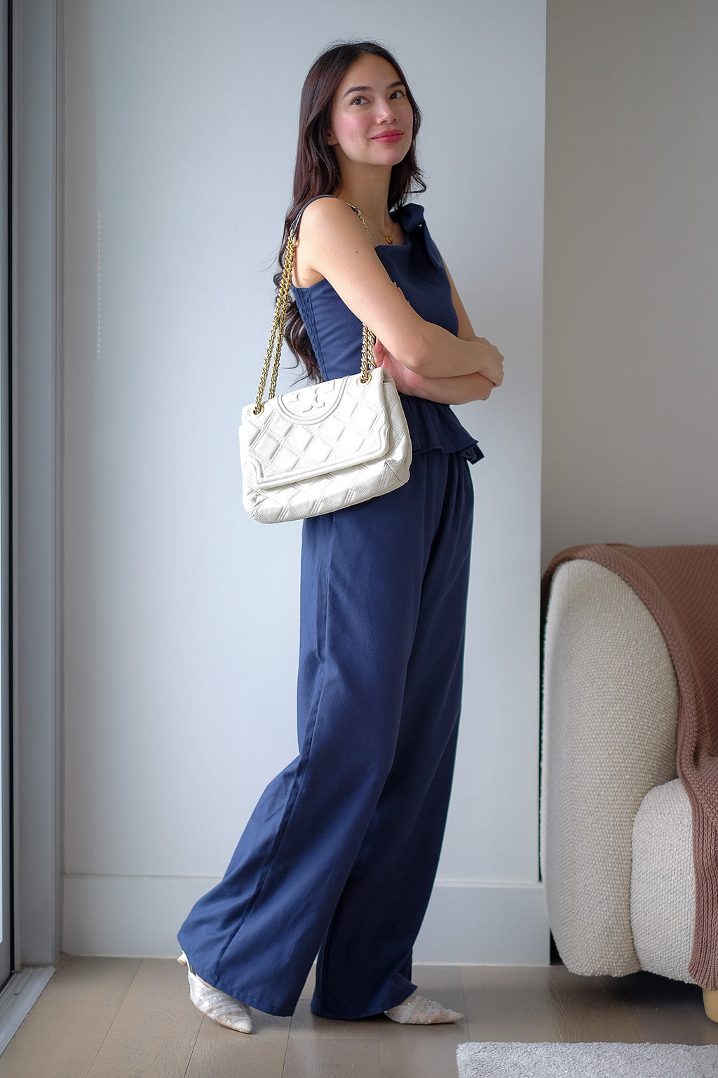 The Valeria Co-ord - navy blue