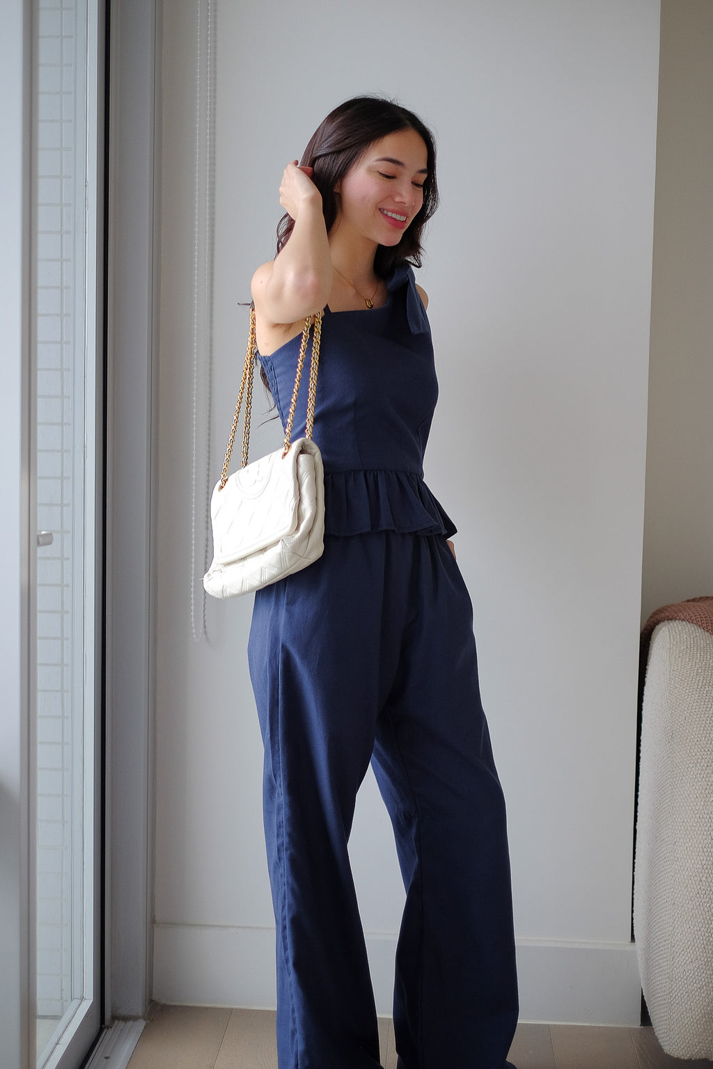 The Valeria Co-ord - navy blue