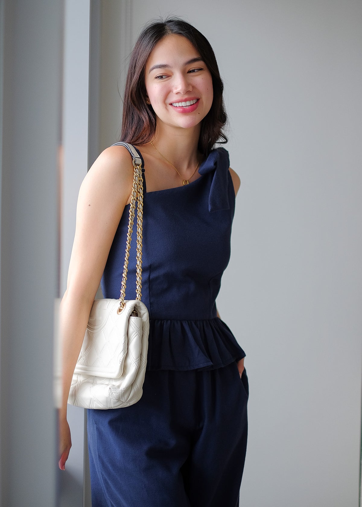The Valeria Co-ord - navy blue