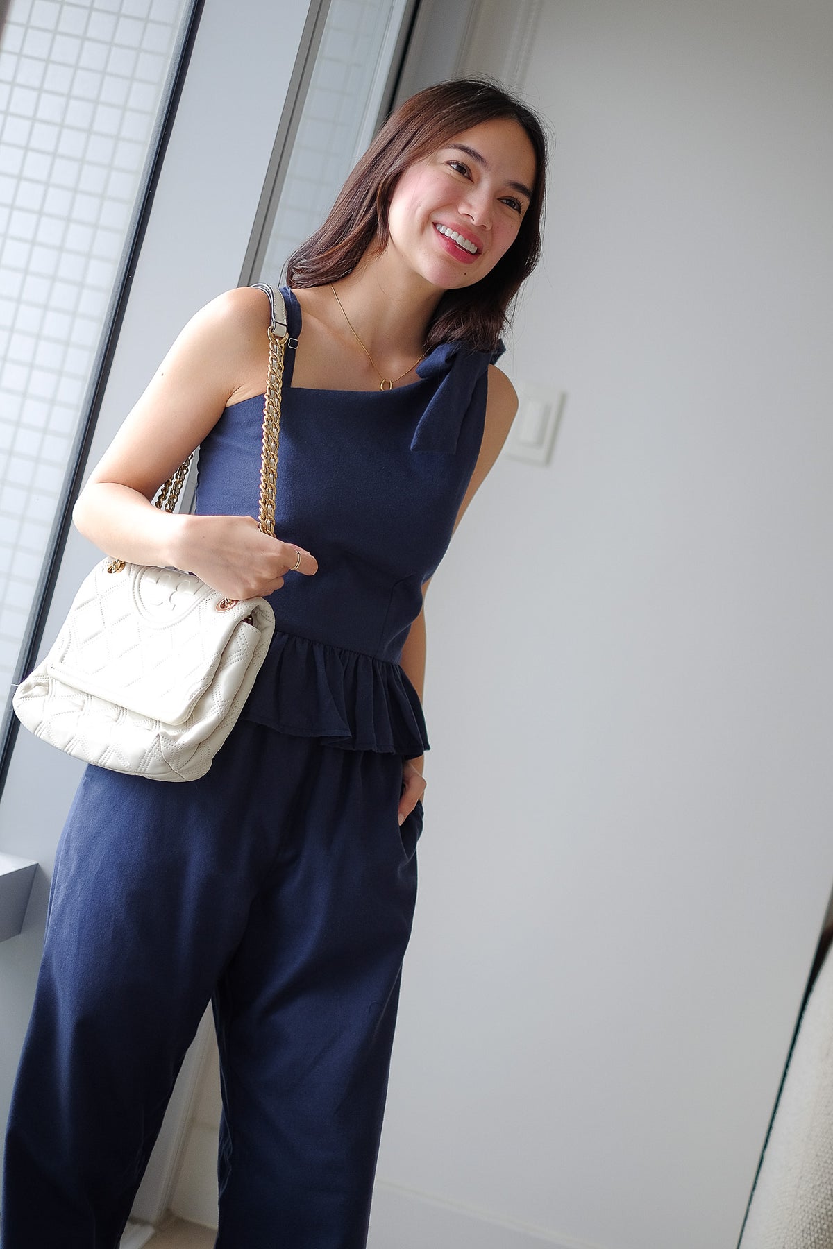 The Valeria Co-ord - navy blue