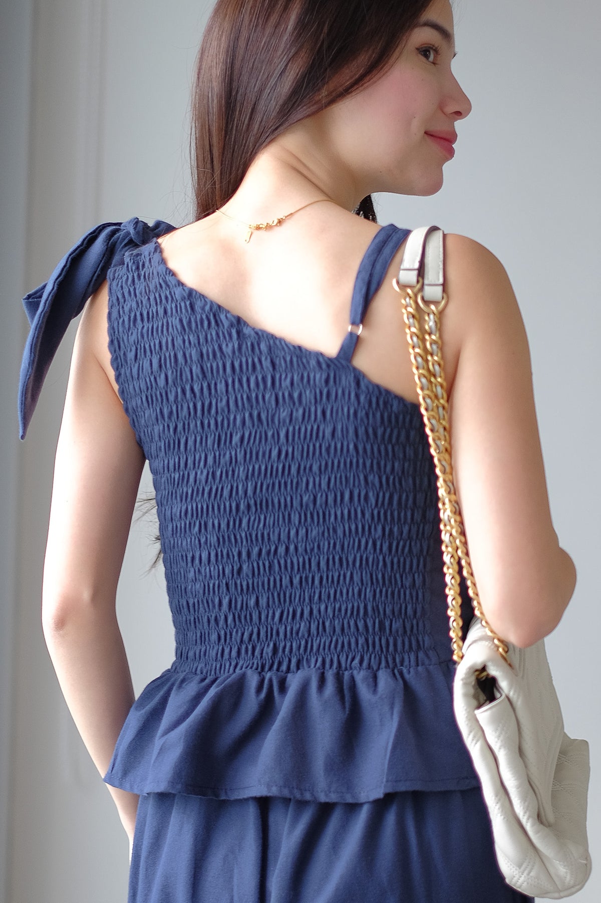 The Valeria Co-ord - navy blue